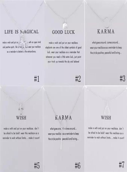 

silver dogeared necklaces unicorn elephant circle angel wings cross arrow heart charms pendants necklace for women fashion jewelry1176364