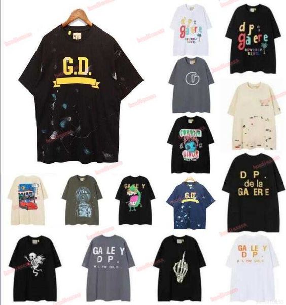 

2023 galleries t shirts mens women designer t-shirts depts cottons man s casual shirt luxurys clothing street shorts sleeve clothes, White;black