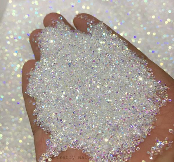 

nail art decorations crystal pixie 3d nail art gems micro zircon mini rhinestones glass for manicure charms accessories t2211113965172, Silver;gold