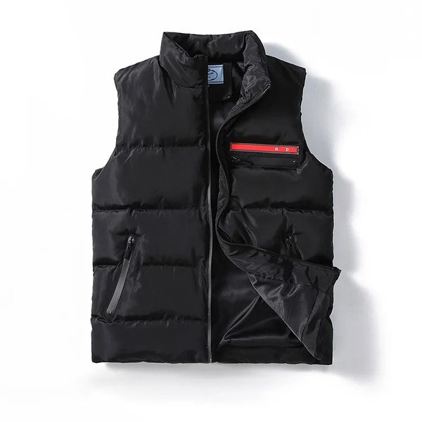 

mens vest down cotton waistcoat designs mens and women's no sleeveless jacket puffer autumn winter casual coats couples vests keep warm, Black;white