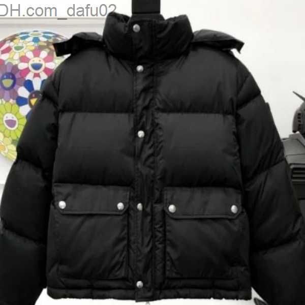 

men's jackets men's classic down jacket winter overcoat r parker ladies letter flower jackets luxury streetwear men customized coa, Black;brown