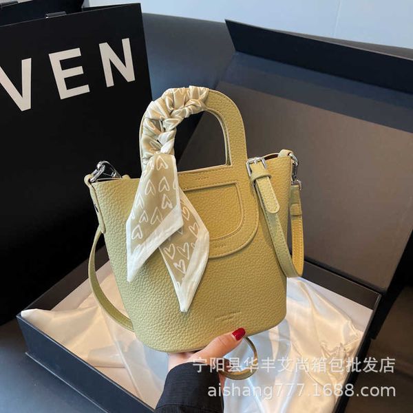 

luxury picotin lock bag korean fashion handheld women's new style stylish and simple texture bucket 2023 summer casual crossbody dyfu