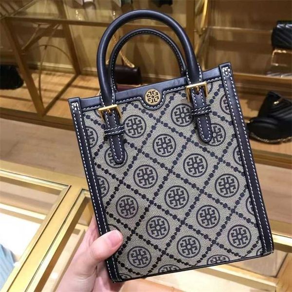 

61% off 2023 new bagdesigner customized classic tb old flower tote women's commuting trumpet music score single shoulder crossbody hand