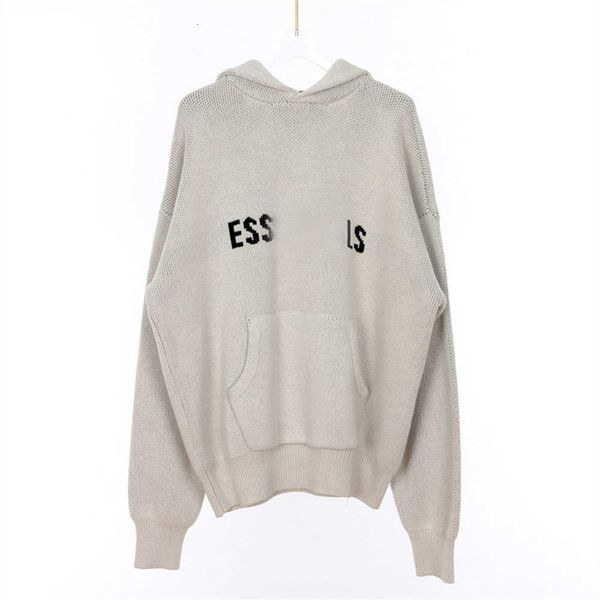 

essentialhoodie designer mens hoodies essentail spring men fear sweater of hoody god pullover autumn embroidery sweatshirt loose es hooded j, Black