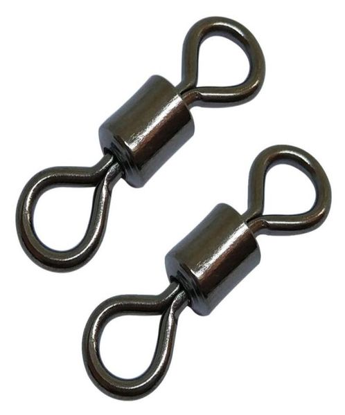 

100 pieces rolling barrel fishing swivel stainless steel 6lb to 730 lb7540625