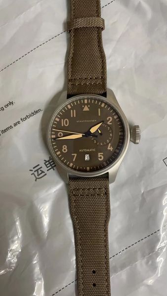 

2023 iwcs designer mens fashion casual waterproof watches men automatic mechanical stainless steel watch leather band h009, Slivery;golden