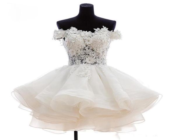 

off shoulder short lace prom party dresses mini beaded applique tulle homecoming cocktail party gowns1591225, Black