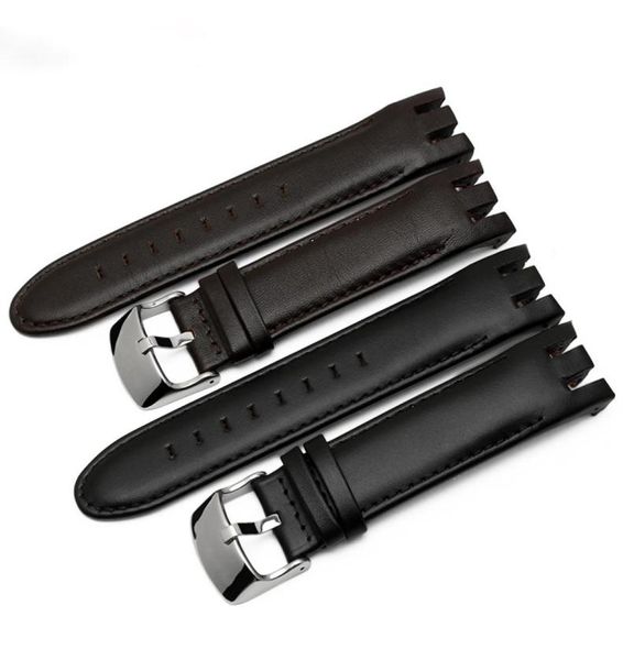 

new arrival 21mm genuine leather watchband soft leather strap for yrs403 401 402g 412 418 406g4037583, Black;brown