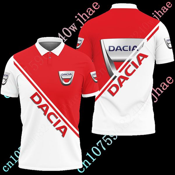 

men's t-shirts dacia casual polo shirts and blouses anime short sleeve harajuku t shirt for men clothing breathable golf wear 230720, White;black