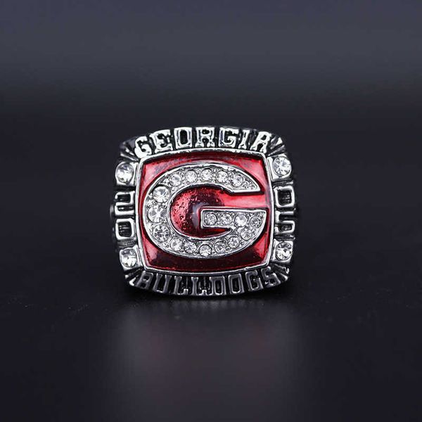 

2005 sec university of georgia bulldog championship ring reprint, Golden;silver