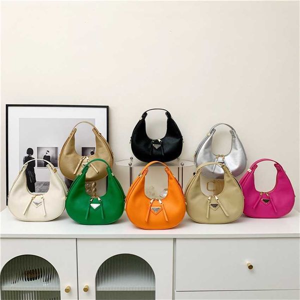 

66% off 2023 new bag designer popular women's fashion handbag texture litchi pattern crescent simple underarm single shoulder crossbody