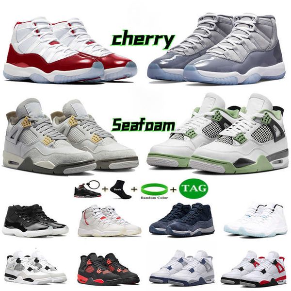 

jumpman mens basketball shoes seafoam military black red cement thunder university blue cherry cool grey low sport retro men women designer