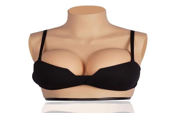 

silicone breast forms breastplate false breast fake boobs elastic cotton filling bg cup for crossdresser transgender cosplay drag2663163
