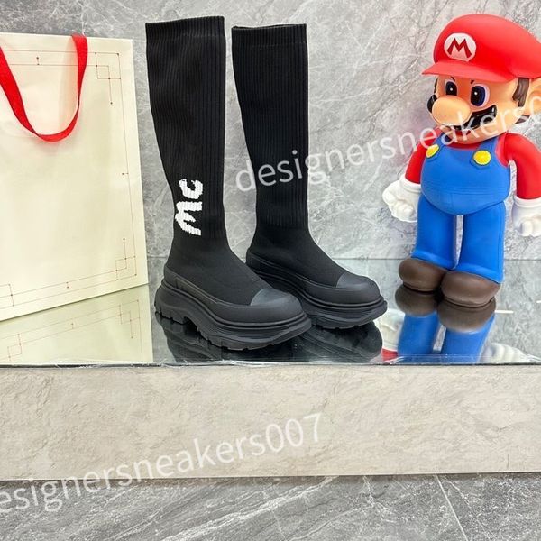 

shoe autumn and winter men sneaker male star fashion casual shoes mens socks shoes double non-slip soles 35-46 sneakers xsd221120, Black