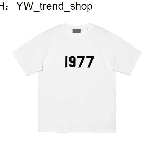 

designer shirts casual tshirt essent t shirt street loose men women summer luxury shorts essen tshirts chest print tees essentiel t-shirt 6, White;black