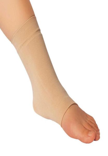 

1 pair soft shoe liner foot protective elastic gel bandage sleeve ankle heel protection ice figure skating horse riding  25284066, Blue;black