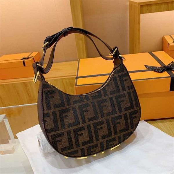 

65% off 2023 new bagdesigner netizen women's fenjia new crescent canvas one shoulder handbag versatile underarm bag