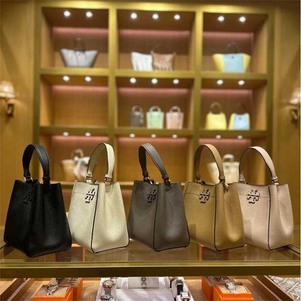 

63% off 2023 new bagbag designer tb cowhide bucket mcgra shoulder handbag crossbody women's bag