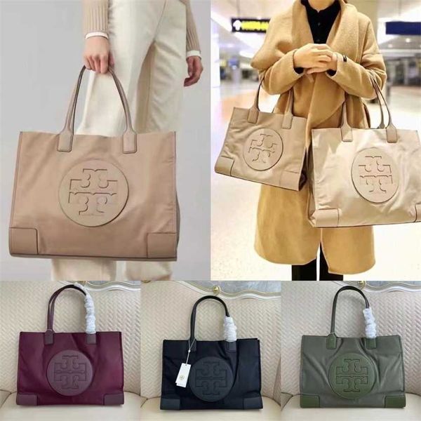 

62% off 2023 new bagdesigner foreign trade tb women's european and american fashion nylon tote handbag simple solid color large capacit