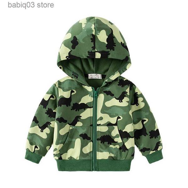 

hoodies sweatshirts camou boys sweatshirts cotton terry fabric toddler baby jacket kids hoodies coat children clothes t230720, Black