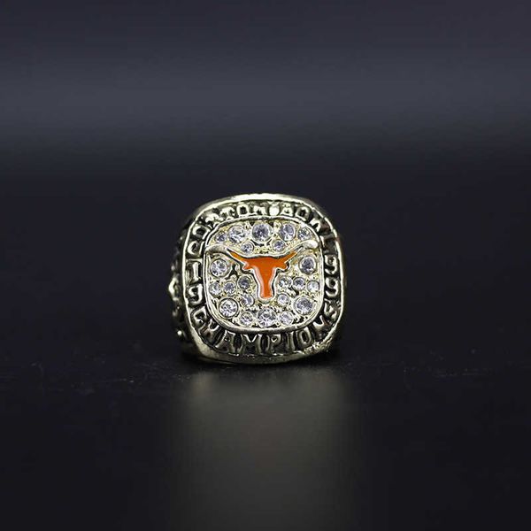 

1999 texas longhorn university rose bowl football championship ring, Golden;silver