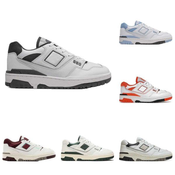 

2023 new bb550 b550 550 outdoor shoes men women white green grey cream black blue unc navy purple shadow syracuse burgundy cyan auralee xxn