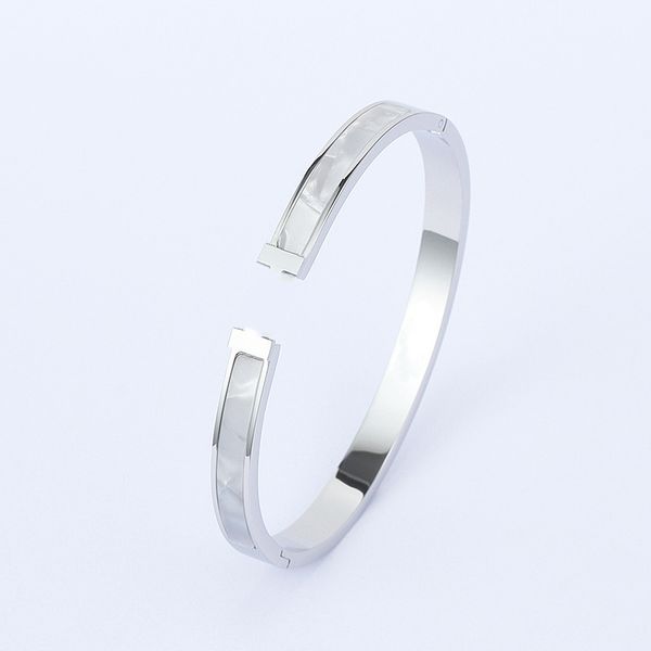 

fashion gold bangle luxury bracelet fashion brand bangles for women men designer jewelry everyday accessories party wedding valentine's, Black