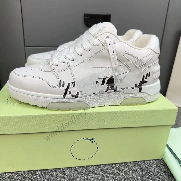 

designer out of office flat casual shoes white black panda sneaker round head women ay sneakers cut-out thick soles skateboard shoe