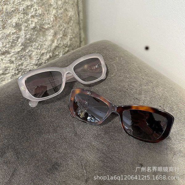 

2023 spring/summer new xiaoxiang glasses network red blogger same for women jelly translucent sunglasses trend, White;black