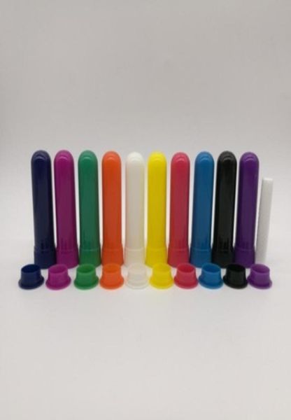 

100 setslot colorful blank nasal inhaler parts 4 partsset for filling essential oils manufacture2205870