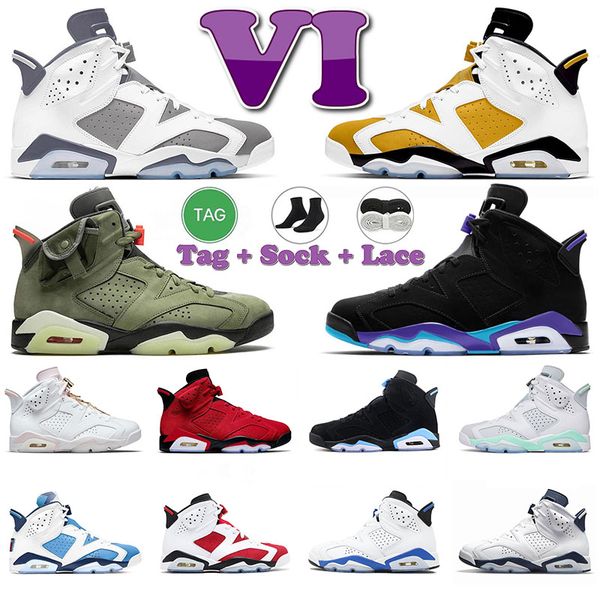 

2023 high 6s retro basketball shoes jumpman 6 wear resistant cool grey yellow ochre georgetown mint foam gold hoops bordeaux metallic silver