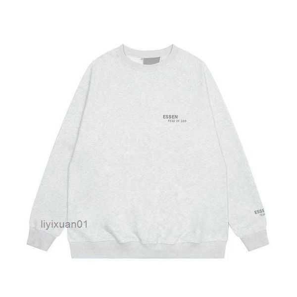 

2023 essentail men's and women hoodie designer hairy women's pullover sweatshirt loose essen black white classic casual style 2rml