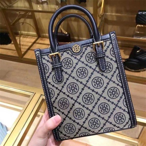 

62% off 2023 new bagdesigner customized classic tb old flower tote women's commuting trumpet music score single shoulder crossbody hand
