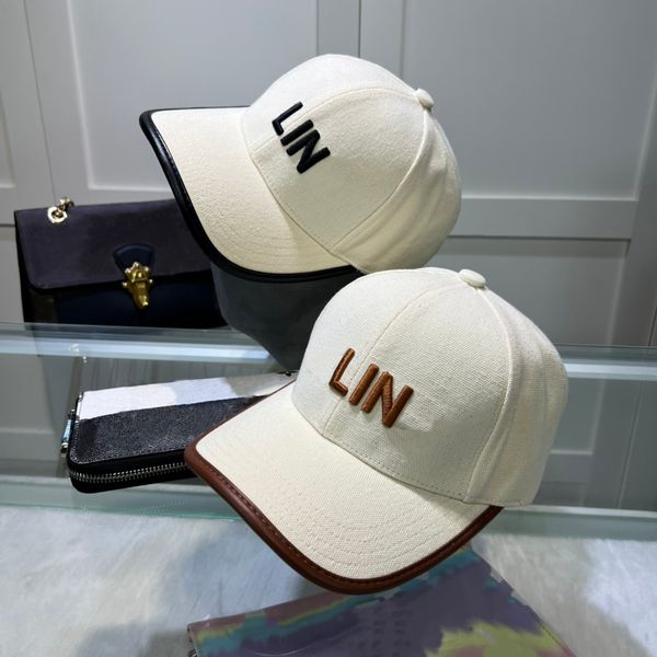 

2023 designer luxury baseball cap fashion men's and women's sunscreen hat real leather rimmed pure cotton super aaaa+, Blue;gray