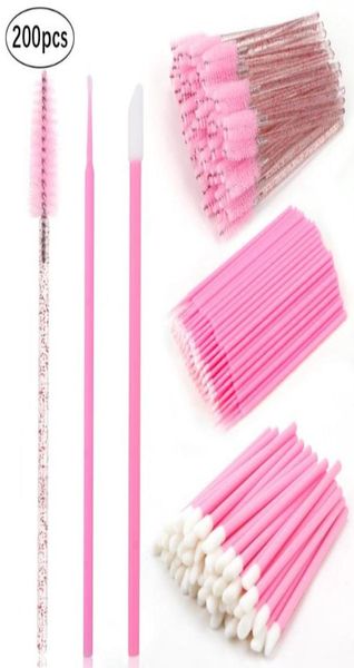

makeup brushes 200pcs eyelash brush disposable cotton swab micro lip eyebrow mascara wand applicator spoolers eye lashes cosmetic4128097