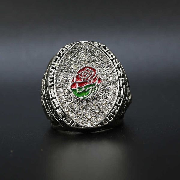 

2014-2015 oregon duck rose bowl champion ring classic popular, Golden;silver