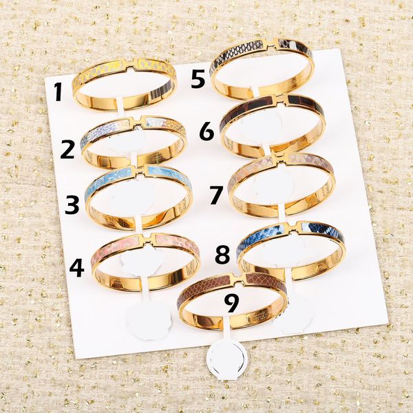 

enamel clic bangle for women charm bracelets 12mm small size new arrivals 18k gold plated, Golden;silver