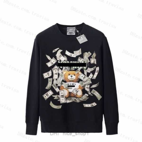 

moschino yoga hoodies perfect oversized autumn womens designers hoodys sweater sports round neck long sleeve casual loose sweatshirtsc 3 zm2, Black