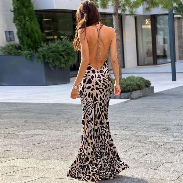 

womens clothing summer fashion print backless dress female wholesale, Black;gray