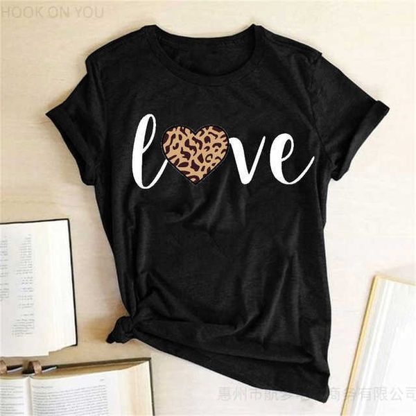 

xinpintong valentine's day t-shirt love love women's short sleeve t-shirt, White