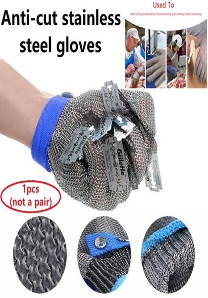 

1pcs not a pairanticut gloves safety cut proof stab resistant stainless steel wire metal mesh butcher cutresistant gloves9079253