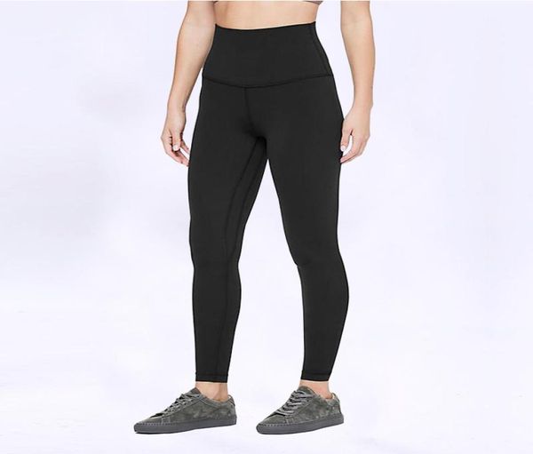 

solid color women yoga pants high waist sports gym wear leggings elastic fitness lady overall full tights workout size xsxl6286559