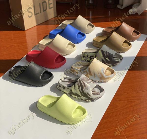 

2023 men mens women sandals slides slippers bone resin desert sand azure runner ararat rubber west summer slider sliders west brown flat ony, Black