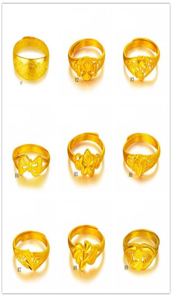 

online for fashion women039s 24k gold plate ring 10 pieces a lot mixed styledragon section hollow yellow gold plated ring7836820, Silver