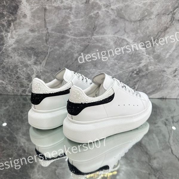 

2023 new sneakers casual alexander shoe tread slick chaussures high triple royal pale lace up sneaker men platform womens trainers xsd221116, Black