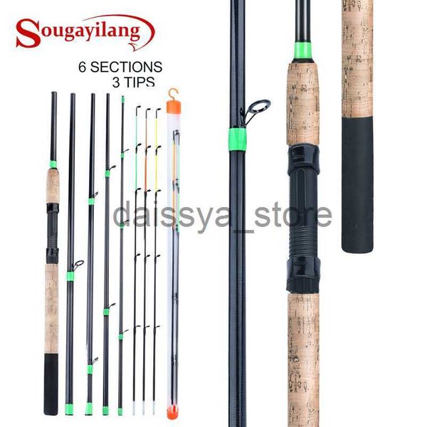 

boat fishing rods sougayilang 3.0m 3.3m 3.6m cork handle feeder spinning fishing rod l m h power feeder fishing rod carp feeder pole de pesc