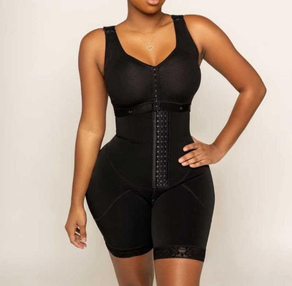 

women039s shapers underwear tummy control shapewear high compression fajas colombianas postpartum open bust bodysuit7777916, Black;white