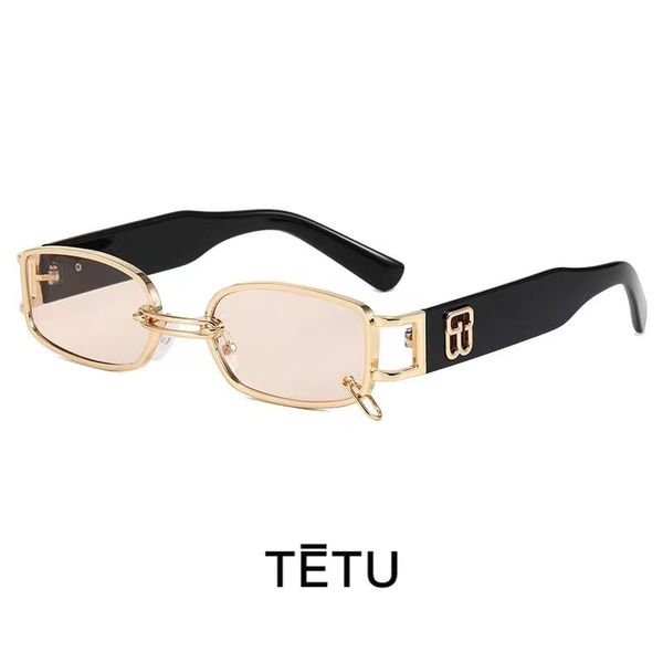 

retro gentle monster sunglasses designer narrow frame hip hop glasses w002 personalized small box sunglasses, White;black