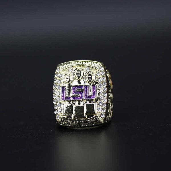 

new20 19 louisiana university union ncaa lsu champion ring, Golden;silver