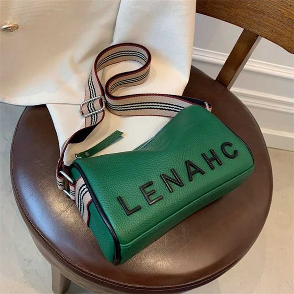 

22% off handbag designer 2023 tiktok cow leather new korean style letter small for women one shoulder crossbody bag